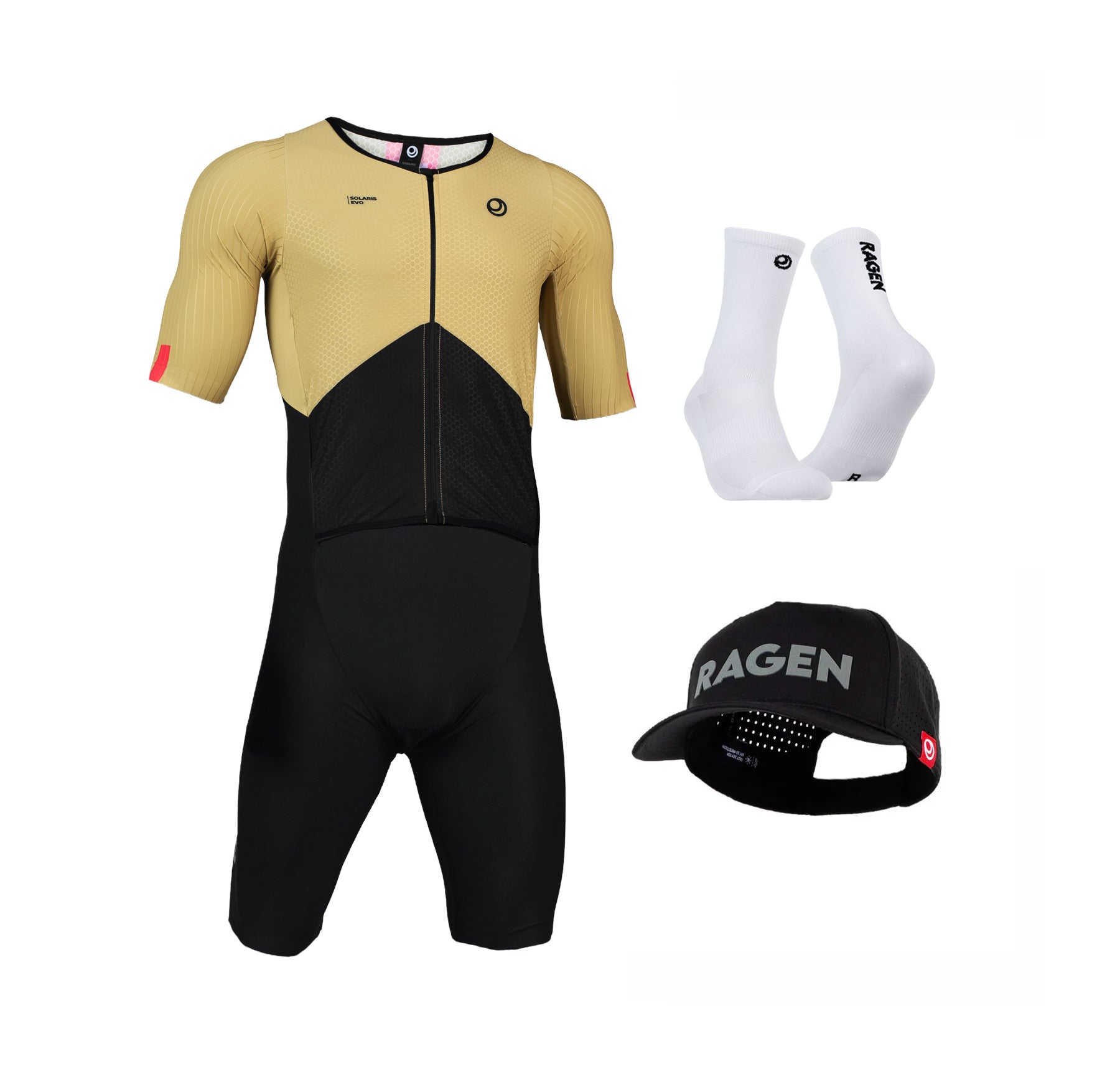 The SOLARIS EVO V1 + RAGEN PRO:X Performance Socks + MARSX Triathlon Bundle